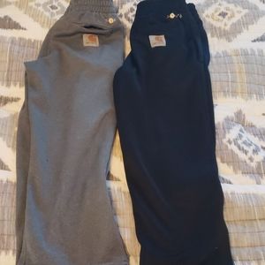 2 pairs boys carhartt pants